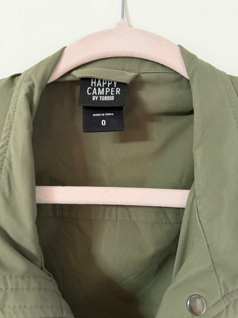 torrid Olive Utility Vest with Drawstring Waist - Picture 2 of 7